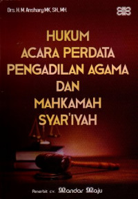 Hukum Acara Perdata Pengadilan Agama Dan Mahkamah Syar'iyah