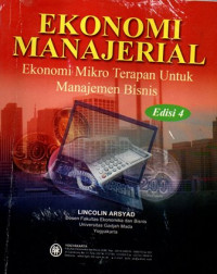 Ekonimi Manajerial (Ekonomi Mikro Terapan Untuk Manajemen Bisnis)