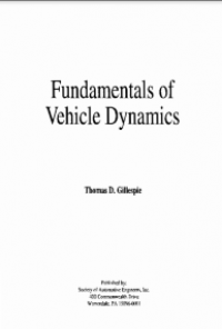 Fundamentals Of Vehicle Dynamics