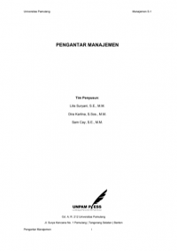 Pengantar Manajemen