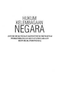 Hukum Kelembagaan Negara