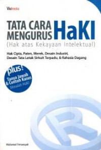 Tata Cara Mengurus Haki ( Hak Atas Kekayaan Intelektual) Hak Cipta, Paten, Merek, Desain Industri, Desain Tata Letak Sirkut Terpadu , & Rahasia Dagang