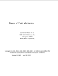 Basics of Fluid Mechanics