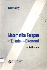 Matematika Terapan untuk Bisnis dan Ekonomi