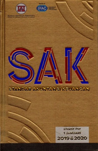 SAK (Standar Akuntansi Keuangan) Efektif per 1 Januari 2019 dan 2020