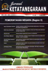 Jurnal Ketatanegaraan