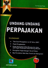 Undang - Undang Perpajakan